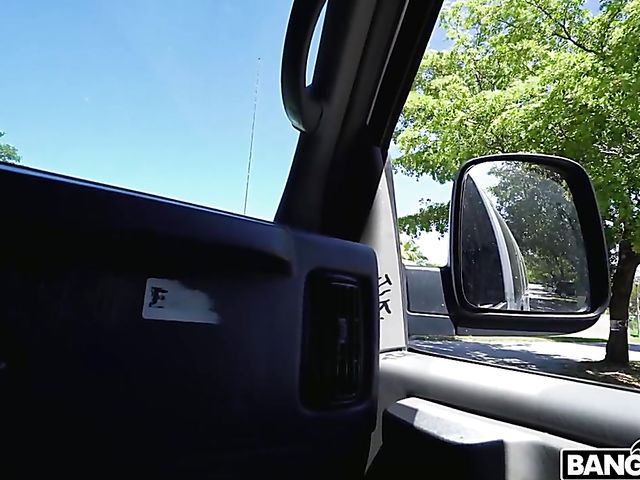 Adorable Paige Owens gets nailed in a van