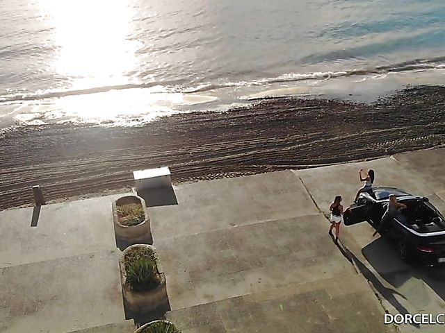 French babe Candice Jacobs has a good time