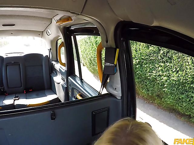 Fake taxi sex with blonde mommy Amber Deen
