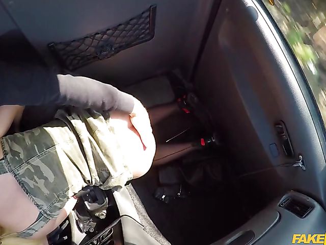 Fake taxi sex with blonde mommy Amber Deen