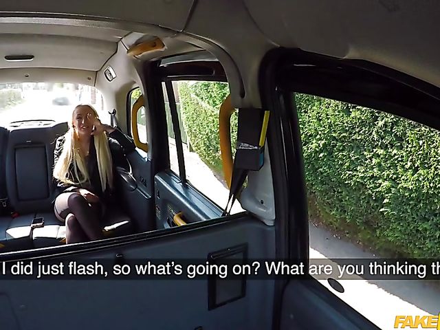 Fake taxi sex with blonde mommy Amber Deen