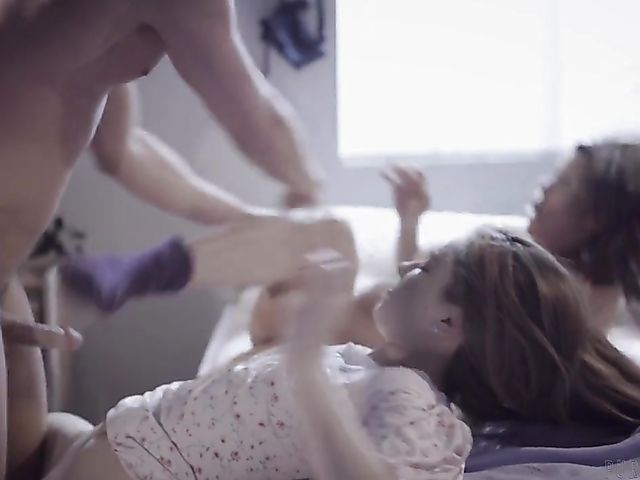 Hospital threesome with crazy MILF Alexis Fawx