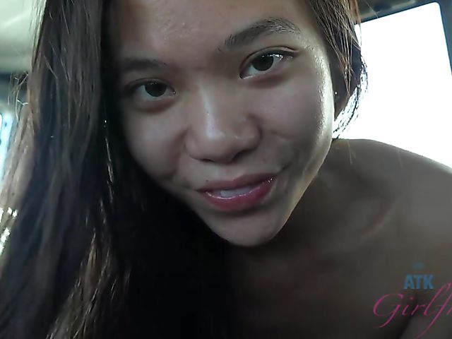 Asian car sex with young and wild Vina Sky