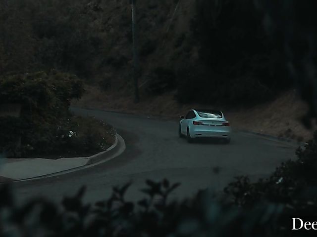 Brunette with tan lines Evelin Stone gets fucked hard