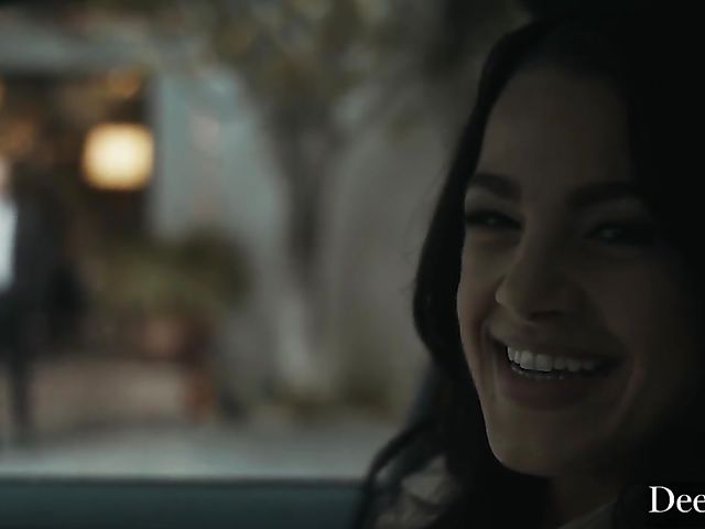 Brunette with tan lines Evelin Stone gets fucked hard