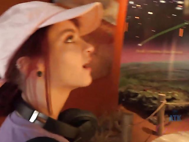 Redhead girlfriend Lola Fae shows it all in the car