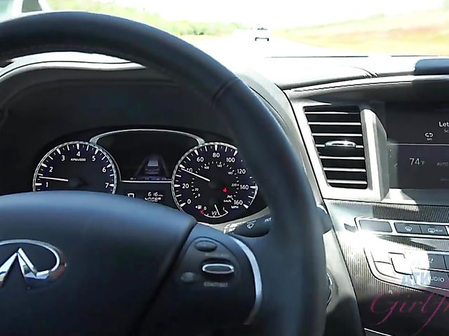 Redhead girlfriend Lola Fae shows it all in the car