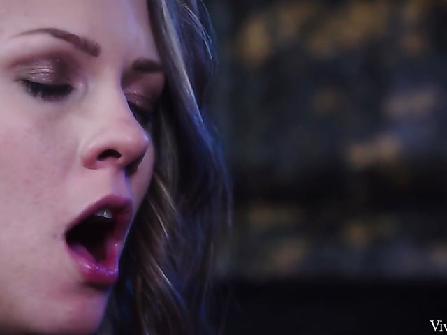 Blue Angel & Vicky Love - Lesbian blindfold game 