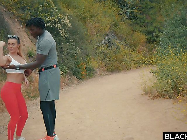 Ella Reese - Curvy white girl BBC experience after workout