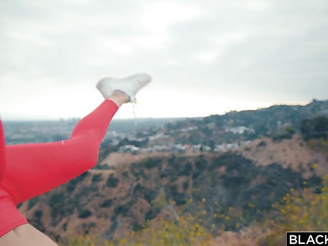 Ella Reese - Curvy white girl BBC experience after workout