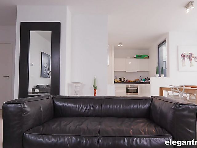 Elegant blonde with big melons Christina Shine gets it on