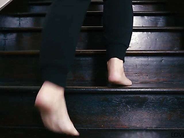 Tattooed feet worship and fuck with Ivy Lebelle 