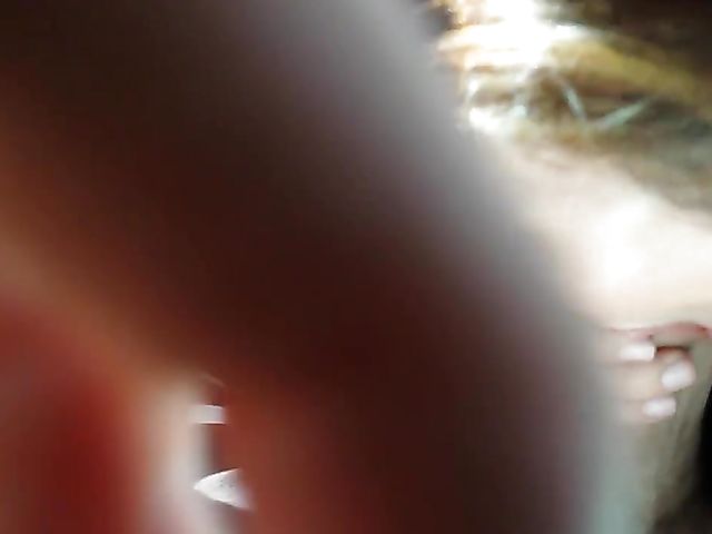 Parking lot blowjob in the afternoon