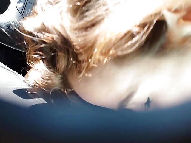 Parking lot blowjob in the afternoon