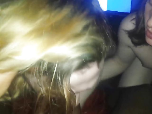 2 on 1 IR tranny blowjob with Ashley Rose and Isabella Paige