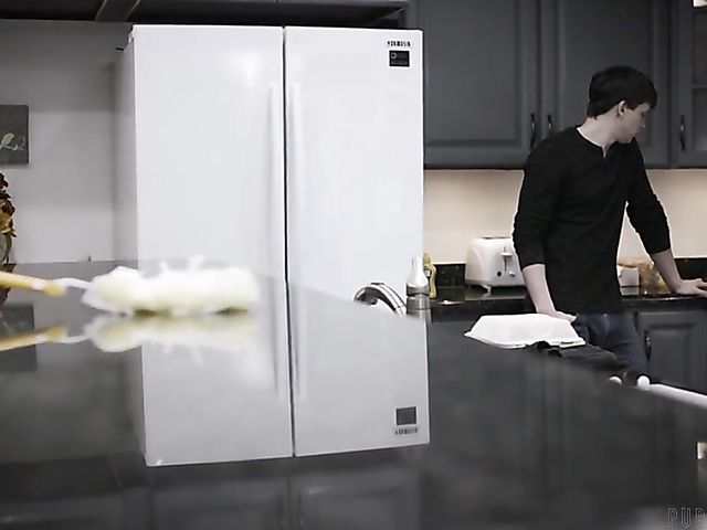 Young guy fucks indifferent housemaid Anny Aurora