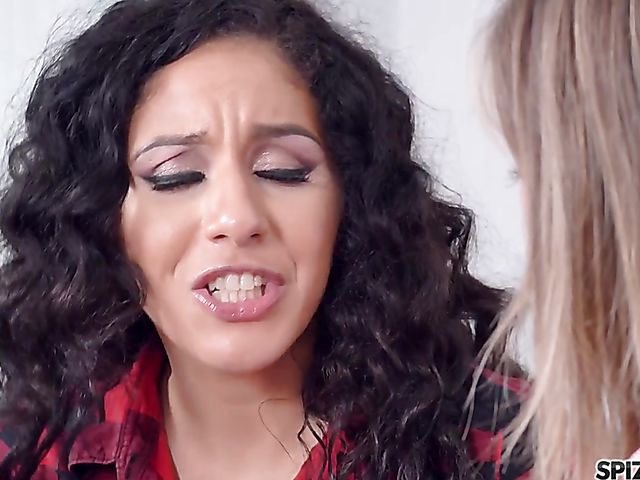 Interracial threesome with Liv Revamped and exotic Christy Love