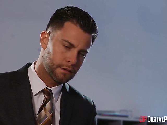 Office threesome with Jane Wilde and Katana Kombat