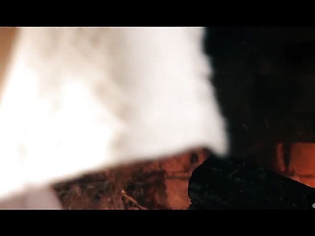 Angelika & Paula Shy - Passionate lesbian girls by the fire 