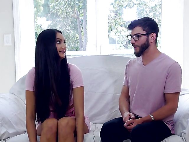 Nerd bangs horny young brunette Eliza Ibarra