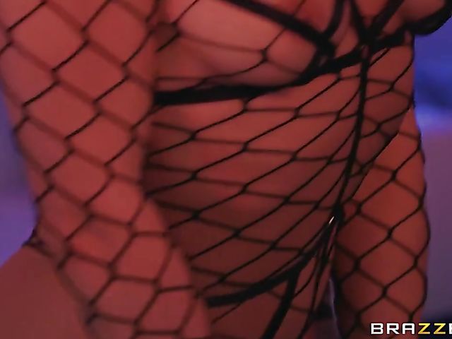 Sexy ass babe Abella Danger gets fucked wearing a fishnet set