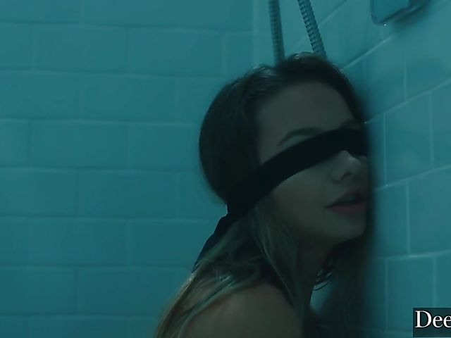 Kinky shower fuck with chained Naomi Swann