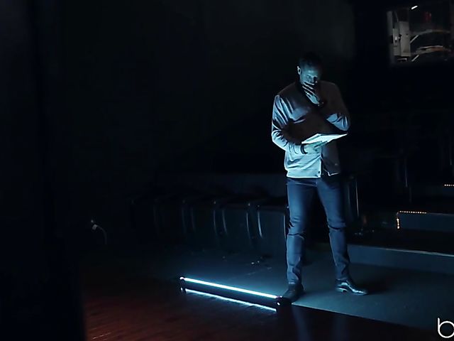 Redhead busty girl Pepper Hart seduces the professor