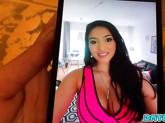 First date fuck with big breasted brunette Ava Black