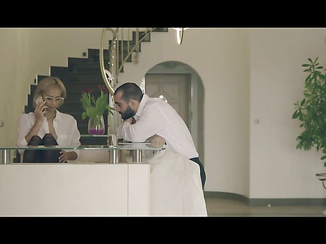 Blonde glasses girl with lovely tits Veronica Leal gets some cock