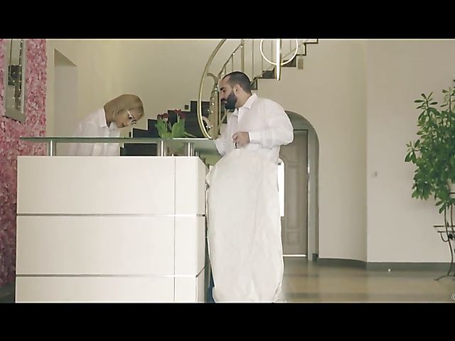 Blonde glasses girl with lovely tits Veronica Leal gets some cock