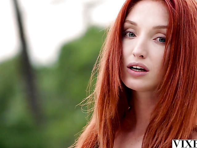 Outdoor sex by the sea with Red Fox and Angelika Grays