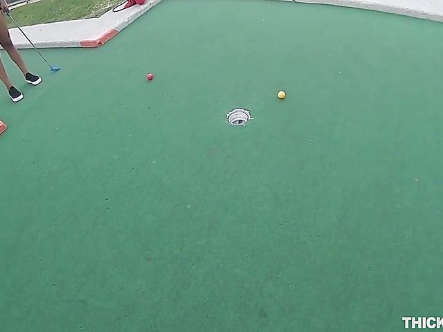 Demi Sutra shakes her ebony ass and gets fucked by a white dude