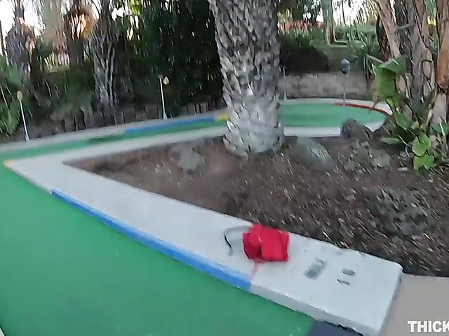 Demi Sutra shakes her ebony ass and gets fucked by a white dude