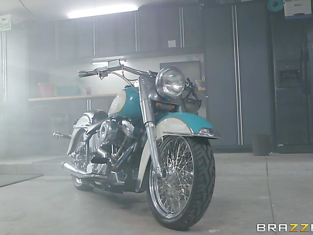 Huge tits granny Sally DAngelo enjoys some young meat in the garage