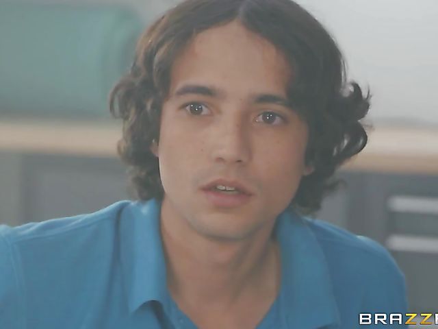 Huge tits granny Sally DAngelo enjoys some young meat in the garage