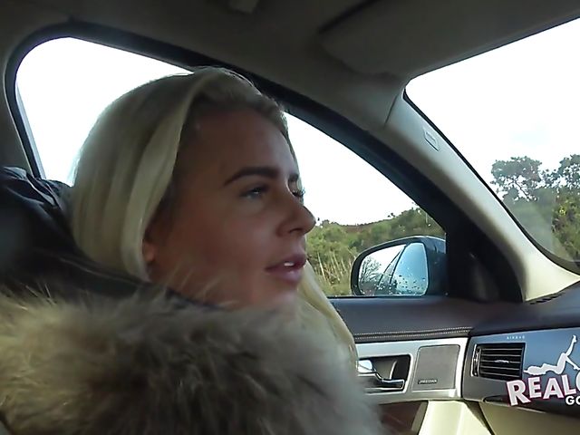 Public nudity in the countryside with British blonde Emma