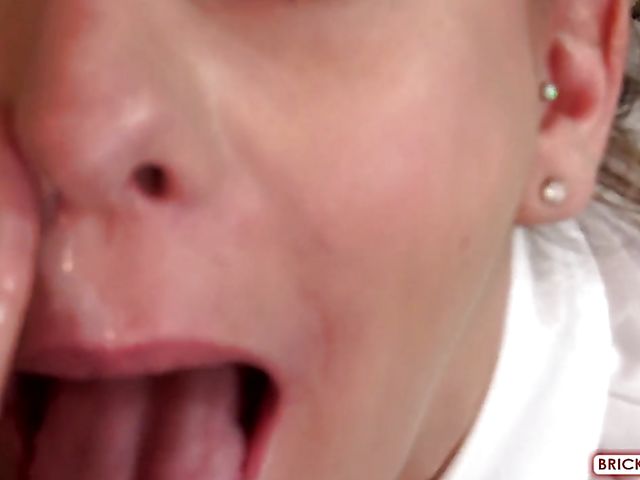 Hazel Leveck in schoolgirl uniform and pantyhose gets screwed