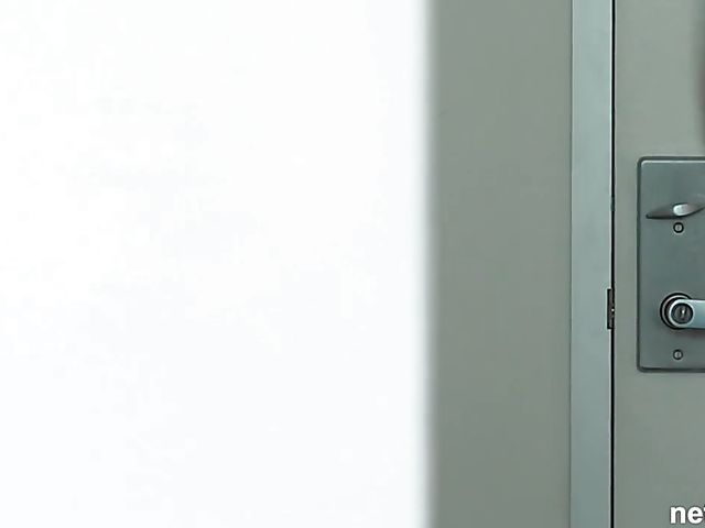 Beautiful teen with pretty tits Winter takes a prick