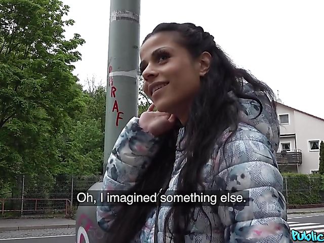 Street sex with dark-haired Czech Sandra Soul 