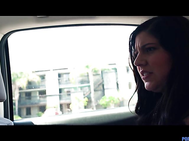 Brunette teen in sneakers Miranda Miller gets nailed