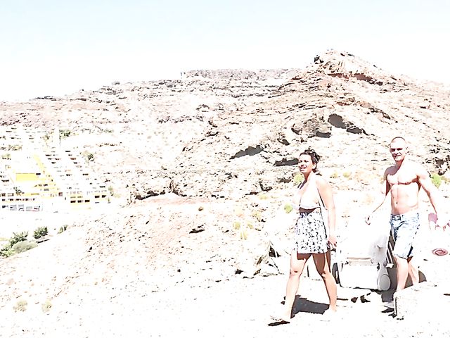 Banging Chloe Lamour's big tits outdoor