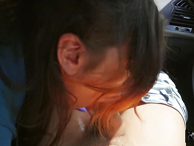 Car fuck in the parking lot with juicy Jezebeth