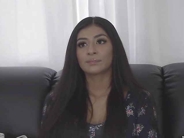 Anal casting with big-eyed latina girl Leya