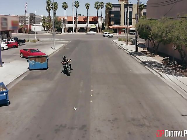 Busty slut Lena Paul fucking with her red boots on