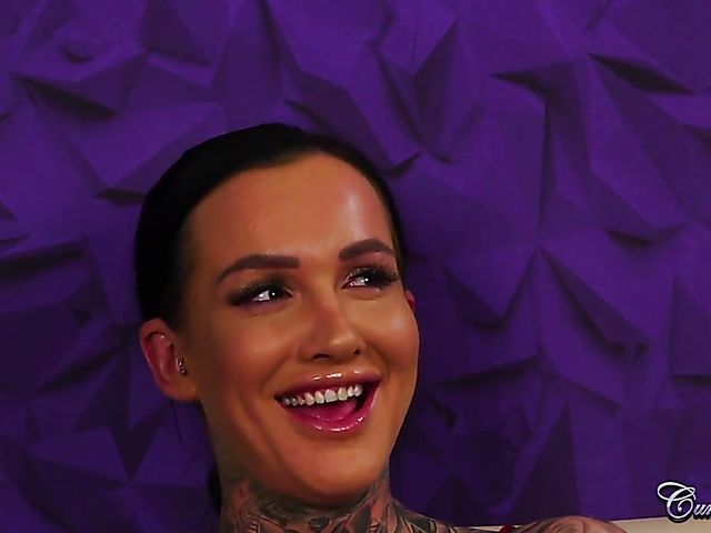 Busty tattoo lady Chantelle Fox makes fireman cum 