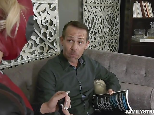 His blonde step sister Bella Rose is obsessed with superheroes