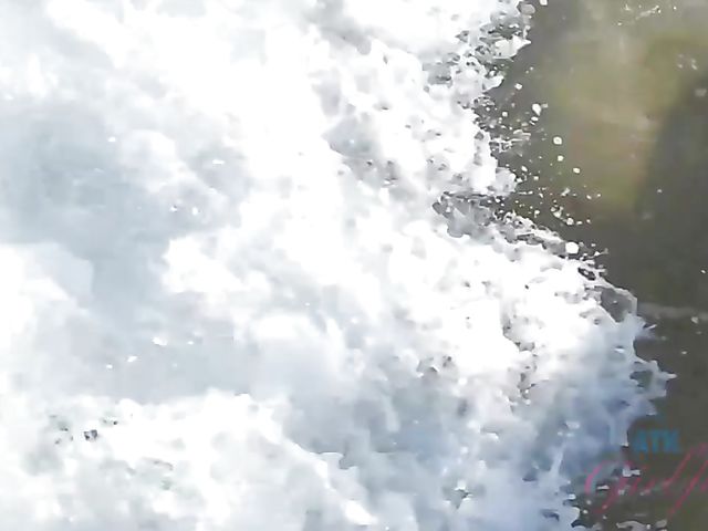 Weekend at the beach with barely legal teen Violet Rain 