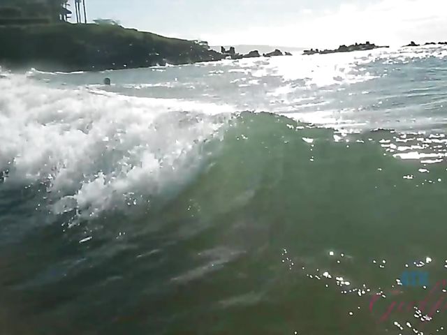 Weekend at the beach with barely legal teen Violet Rain 