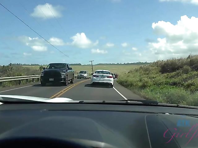 Weekend at the beach with barely legal teen Violet Rain 