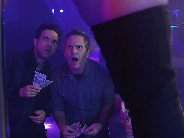 Strip club fuck with latex clad Rachel Starr